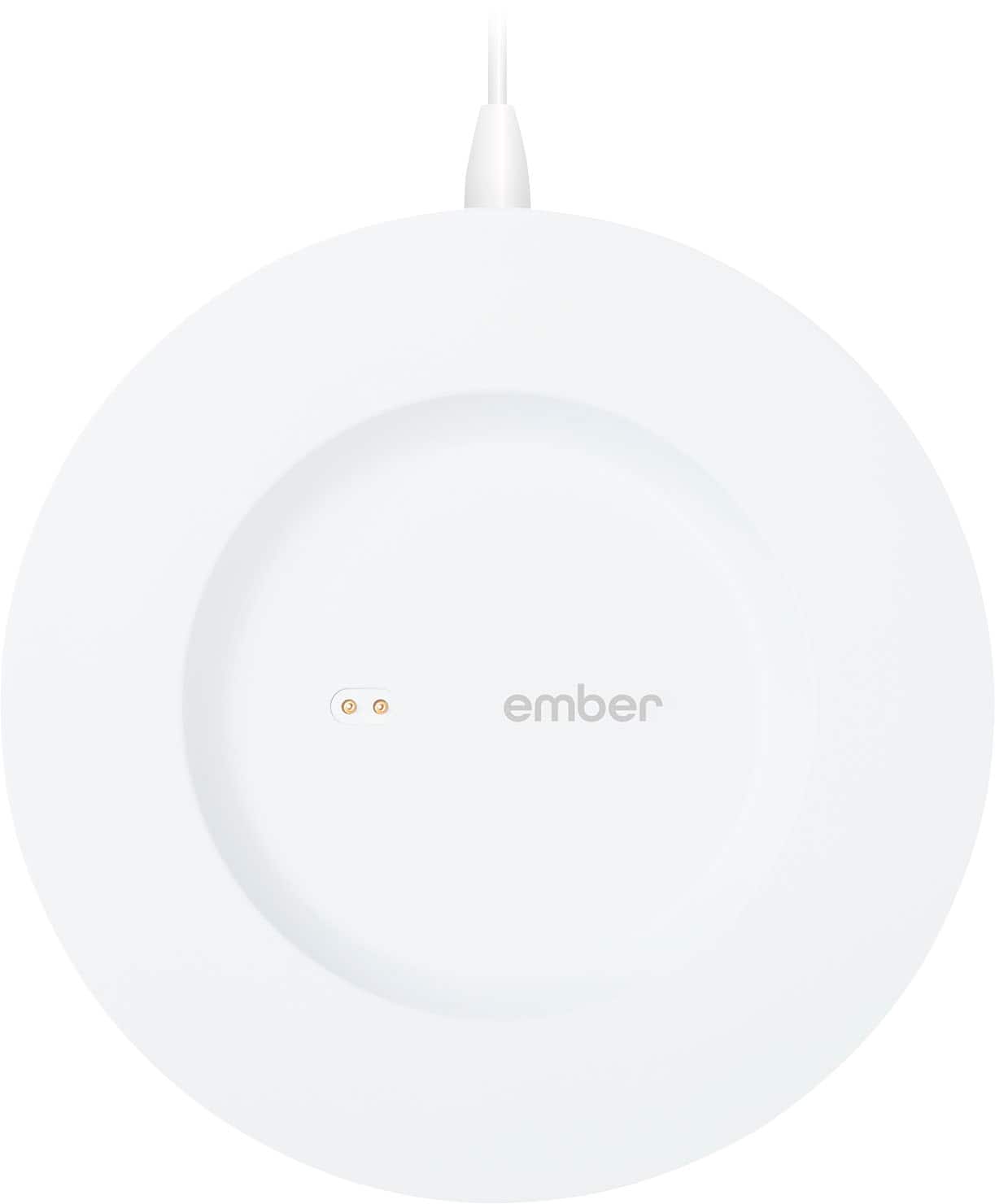 Ember - Charging Coaster 2 - White - Front_Zoom