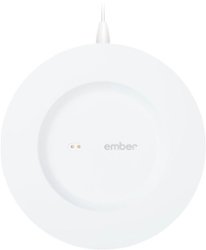 Ember - Charging Coaster 2 - White - Front_Zoom
