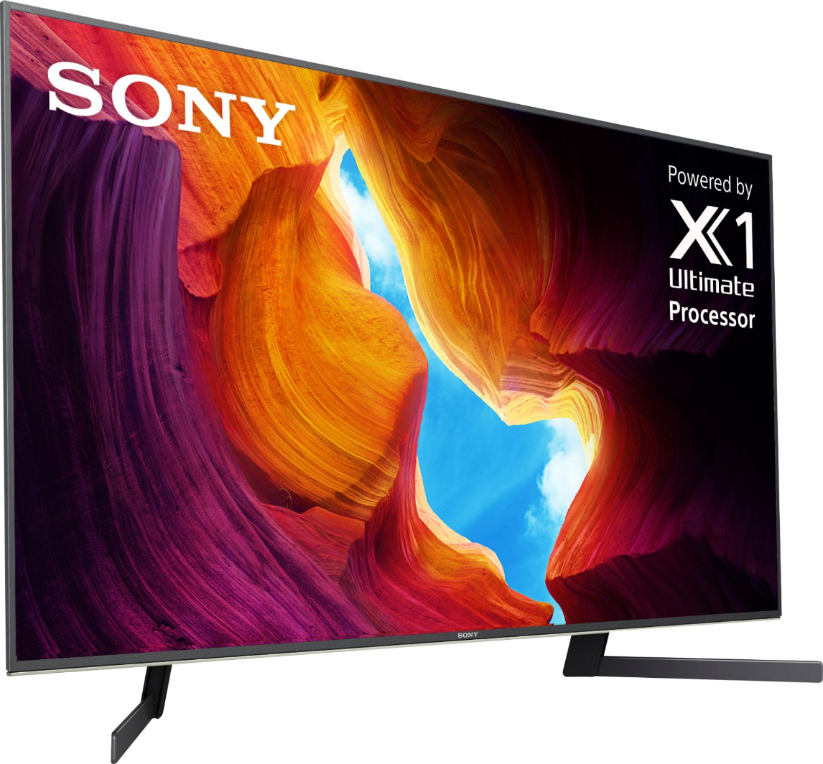 Angle View: Sony - 49" Class X950H Series LED 4K UHD Smart Android TV