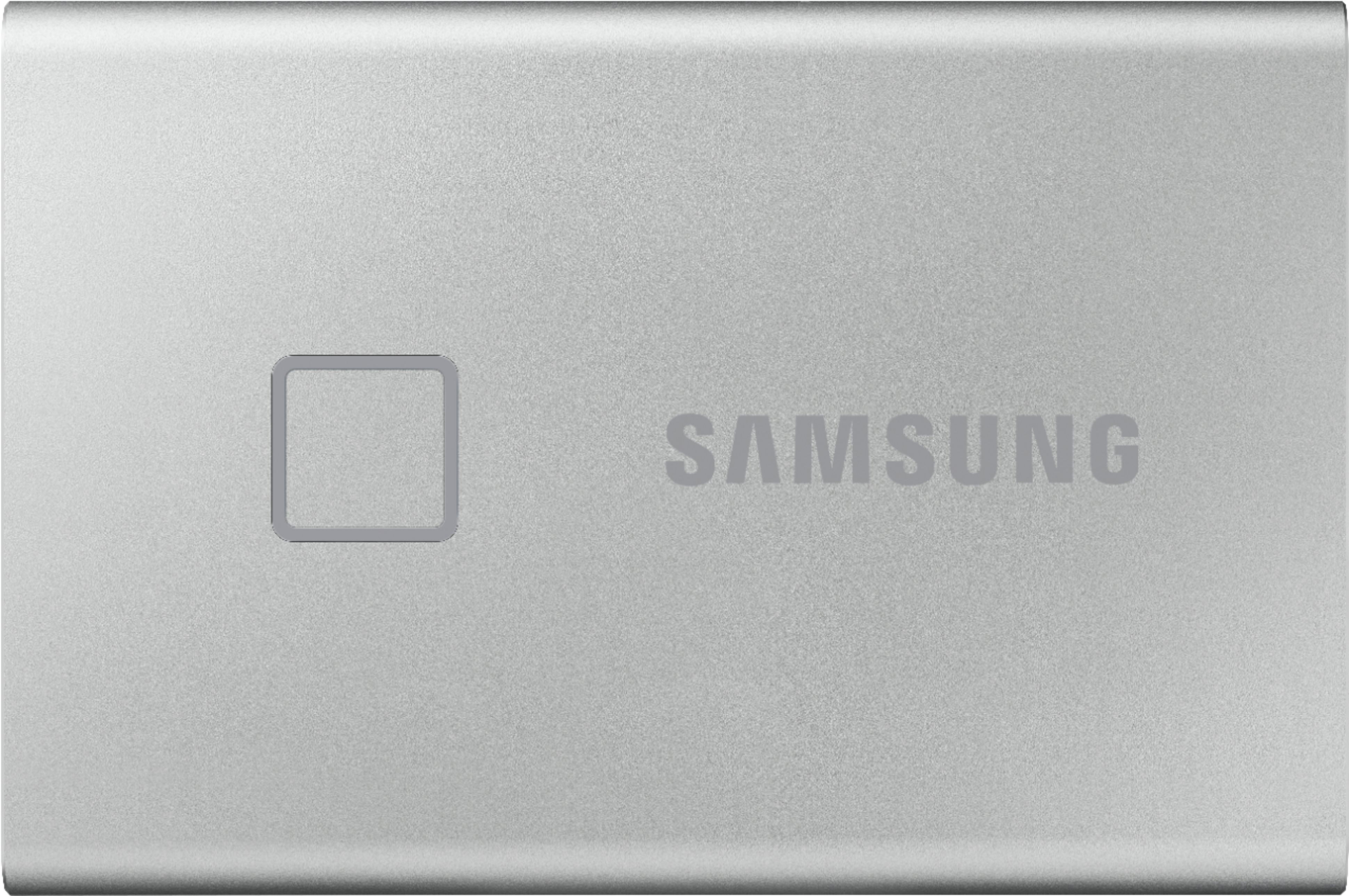 Best Buy: Samsung T7 Touch 500GB External USB 3.2 Gen 2 Portable SSD with  Hardware Encryption Silver MU-PC500S/WW