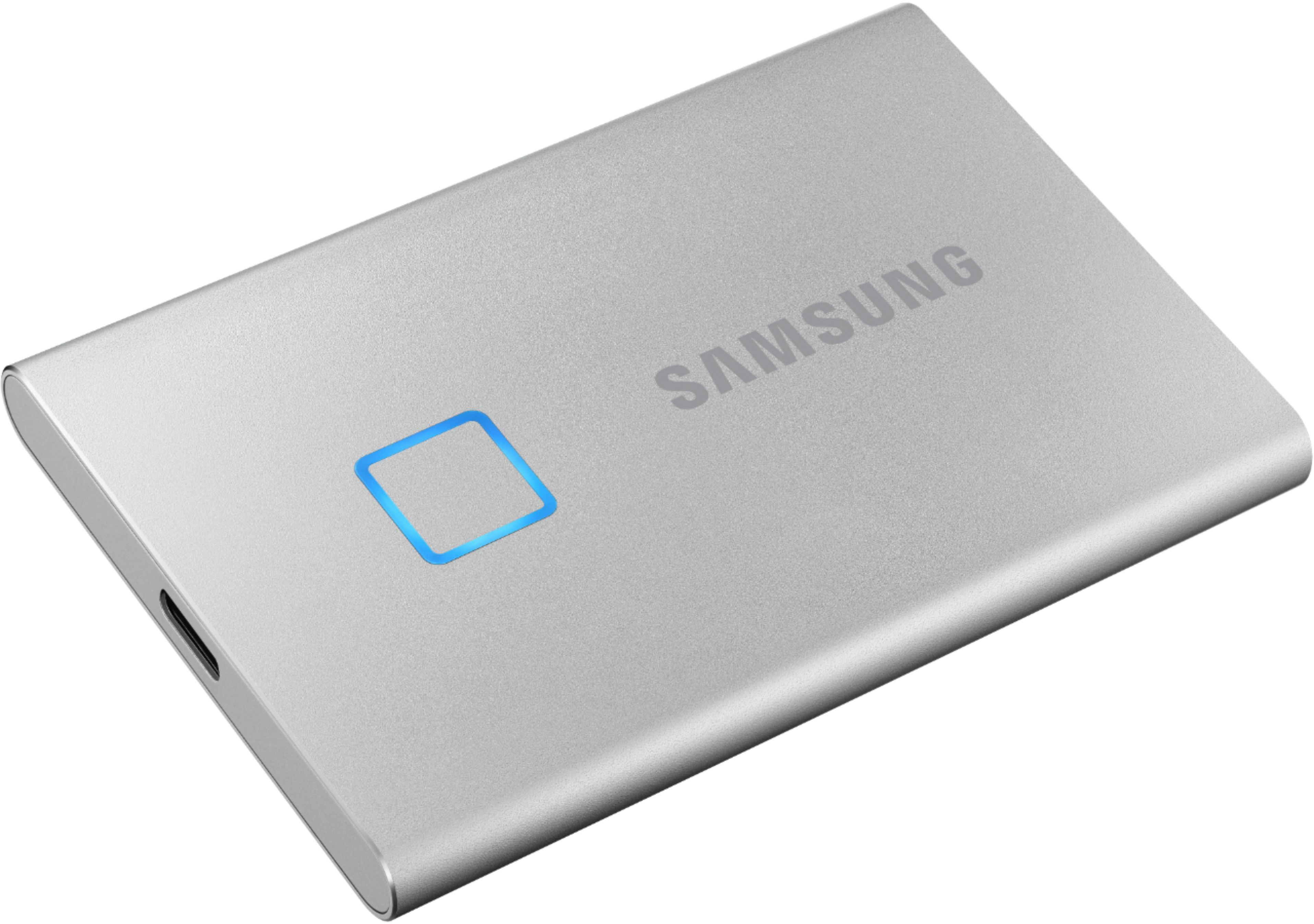 Best Buy: Samsung T7 Touch 2TB External USB 3.2 Gen 2 Portable SSD with  Hardware Encryption Silver MU-PC2T0S/WW
