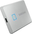 Alt View Zoom 13. Samsung - Portable T7 Touch 2TB External USB 3.2 Gen 2 Portable Solid State Drive with Hardware Encryption - Silver.