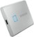 Alt View Zoom 13. Samsung - T7 Touch 2TB External USB 3.2 Gen 2 Portable SSD with Hardware Encryption - Silver.