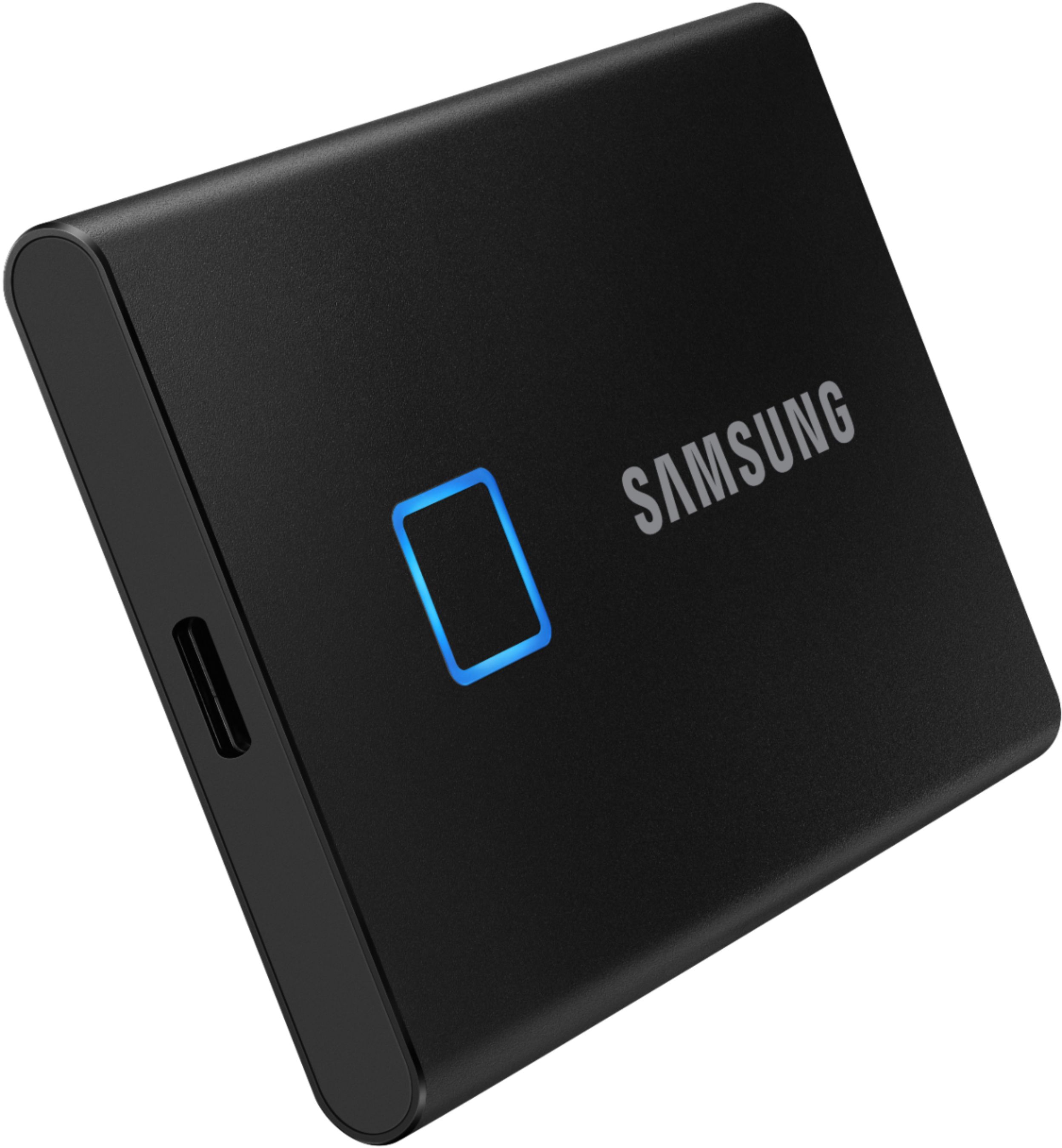Samsung T7 Touch 1TB External USB 3.2 Gen 2 Portable SSD with Hardware  Encryption Black MU-PC1T0K/WW - Best Buy