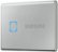 Alt View Zoom 1. Samsung - T7 Touch 1TB External USB 3.2 Gen 2 Portable SSD with Hardware Encryption - Silver.