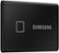 Alt View Zoom 12. Samsung - T7 Touch 500GB External USB 3.2 Gen 2 Portable SSD with Hardware Encryption - Black.