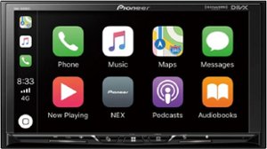 Pioneer - 7" -  Apple CarPlay, Android Auto, Built-in Bluetooth - Multimedia Digital Media Receiver - Black - Front_Zoom