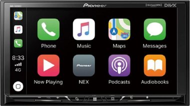 Pioneer - 7" Android Auto™ and Apple CarPlay® Bluetooth® Digital Media (DM) Receiver - Black - Front_Zoom