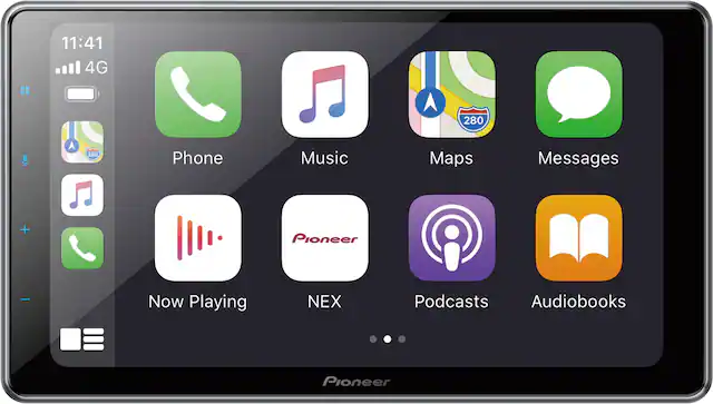 Front Zoom. Pioneer - 9" Amazon Alexa and Wireless Android Auto™/Apple CarPlay® Bluetooth® Floating Multimedia Receiver - Black.