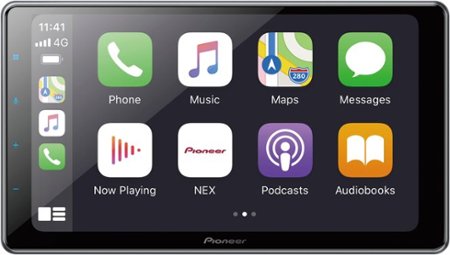 Pioneer - 9" Amazon Alexa and Wireless Android Auto™/Apple CarPlay® Bluetooth® Floating Multimedia Receiver - Black