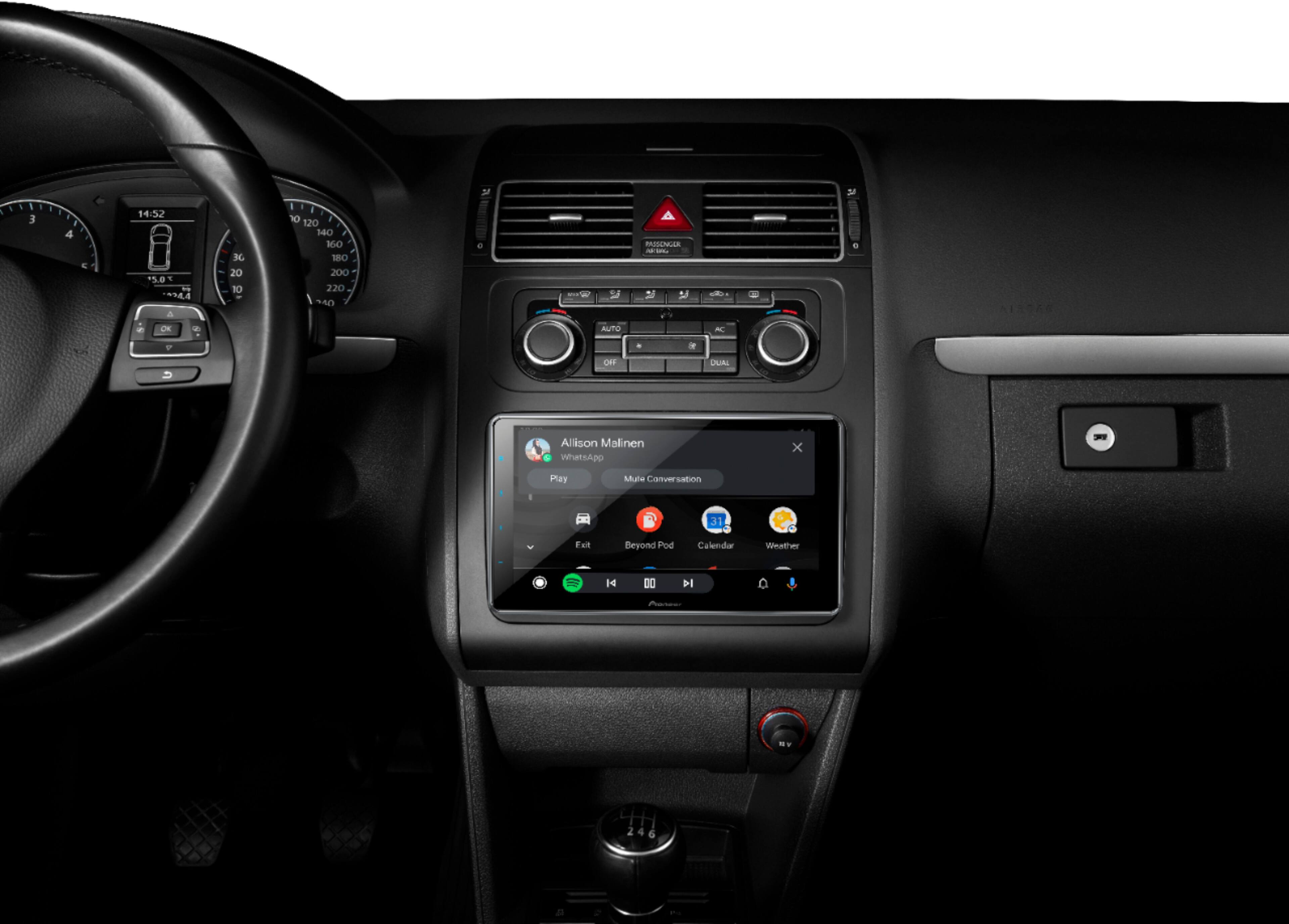 Alt View Zoom 17. Pioneer - 9" Amazon Alexa and Wireless Android Auto™/Apple CarPlay® Bluetooth® Floating Multimedia Receiver - Black.