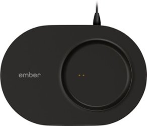 Ember Travel Mug Charging Coaster 2 - Black - Front_Zoom