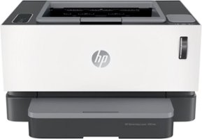 HP - Neverstop 1001nw Wireless Black-And-White Laser Printer - White - Front_Zoom