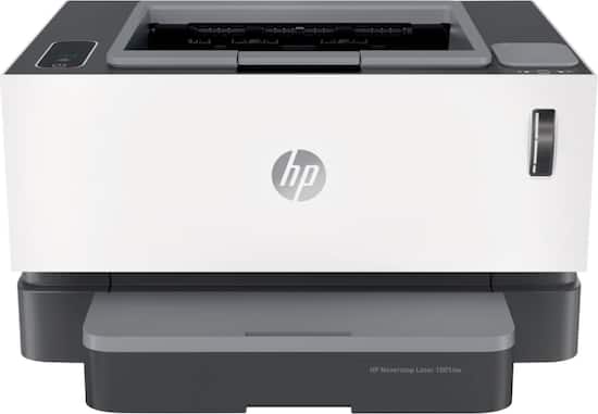 hp neverstop 1001nw wireless black and white laser printer white