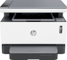 HP - Neverstop MFP 1202w Wireless Black-And-White All-In-One Laser Printer - White - Front_Zoom