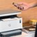 Alt View Zoom 16. HP - Neverstop MFP 1202w Wireless Black-And-White All-In-One Laser Printer - White.