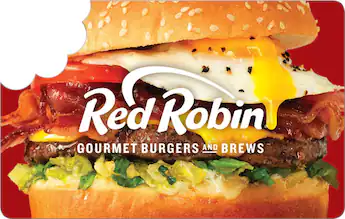 red robin limited edition gift card Physical : Gift Cards quality gourmet burgers with Bottomless Steak Fries in a variety of recipes as well as salads Red Robin eGift Card [Email