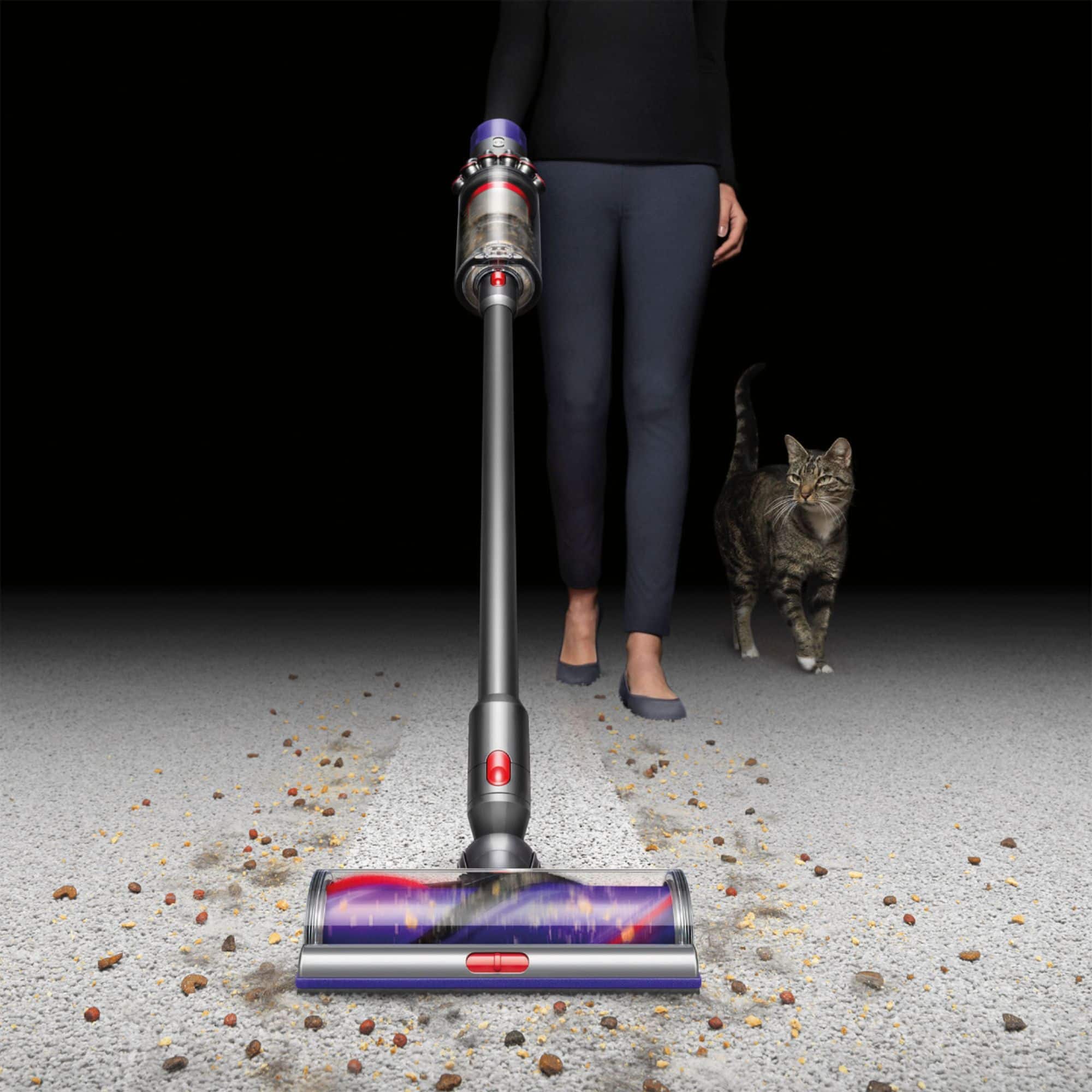 Alt View 11. Dyson - Cyclone V10 Animal Cordless Stick Vacuum - Iron.