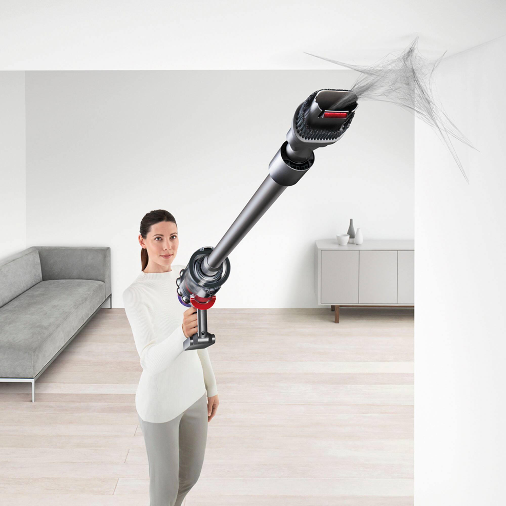 Alt View 16. Dyson - Cyclone V10 Animal Cordless Stick Vacuum - Iron.