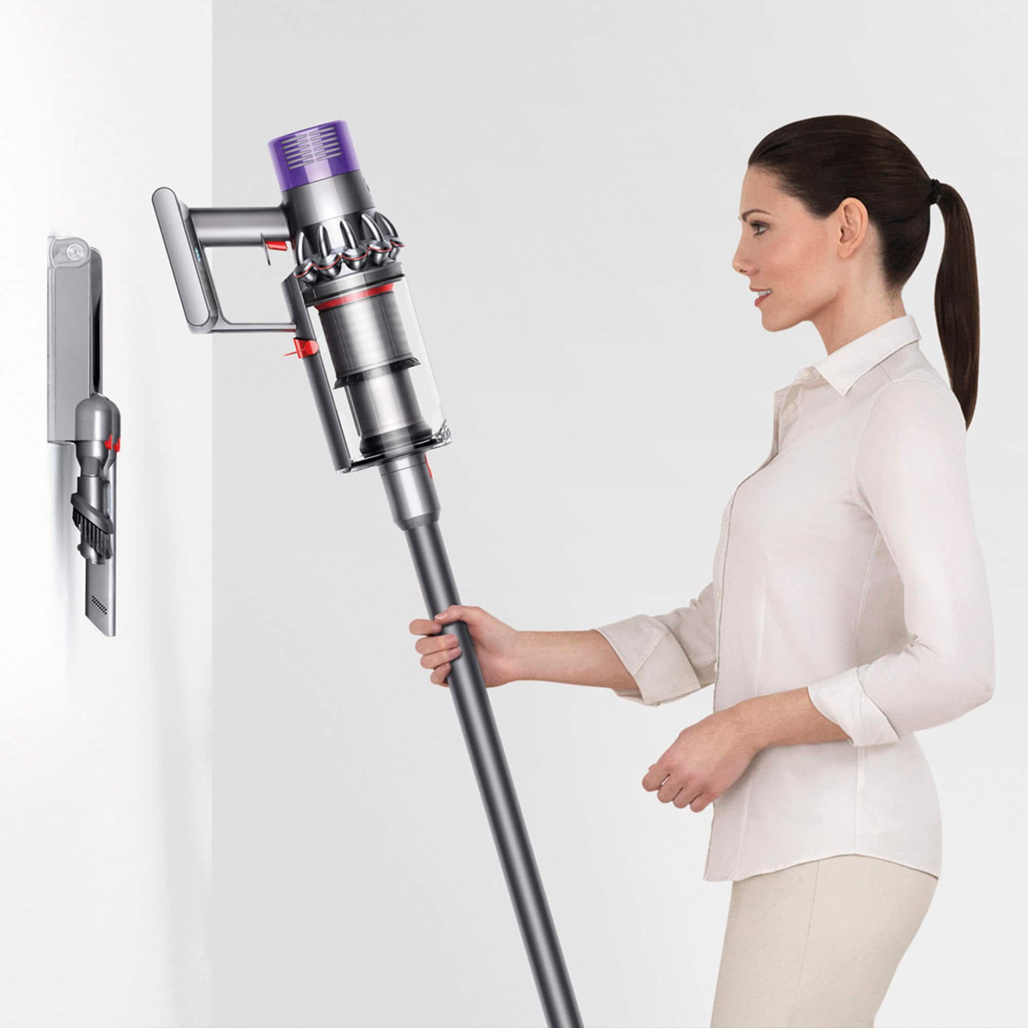 Alt View 18. Dyson - Cyclone V10 Animal Cordless Stick Vacuum - Iron.
