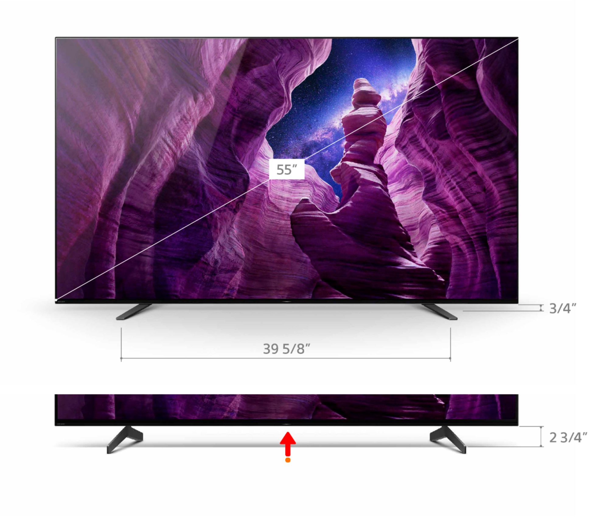 Sony 55 Class - A80CL Series - 4K UHD OLED TV - Allstate 3-Year
