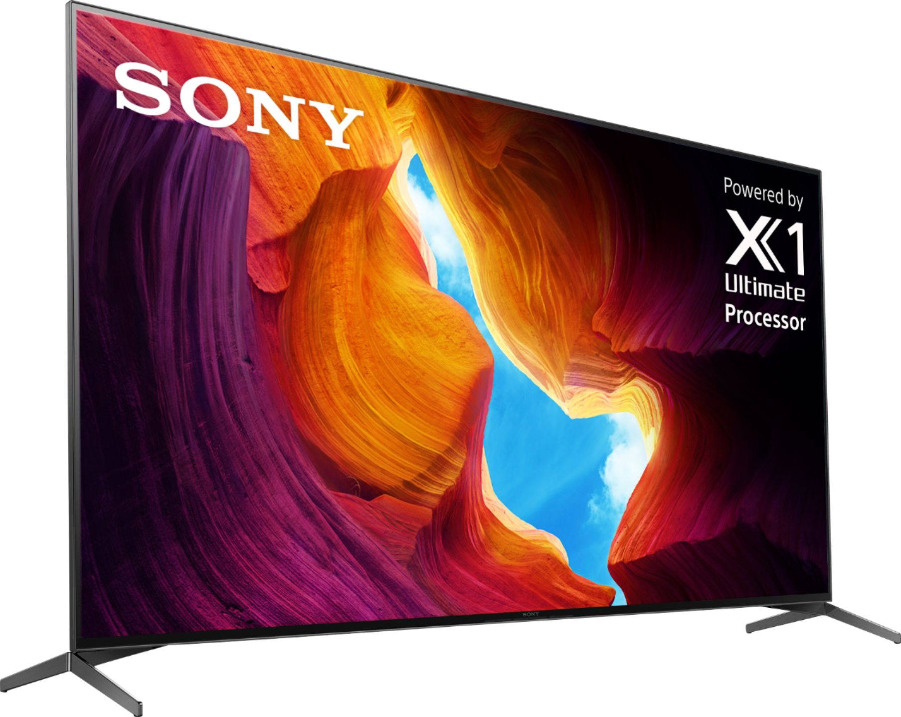 Angle View: Sony - 65" Class X950H Series LED 4K UHD Smart Android TV