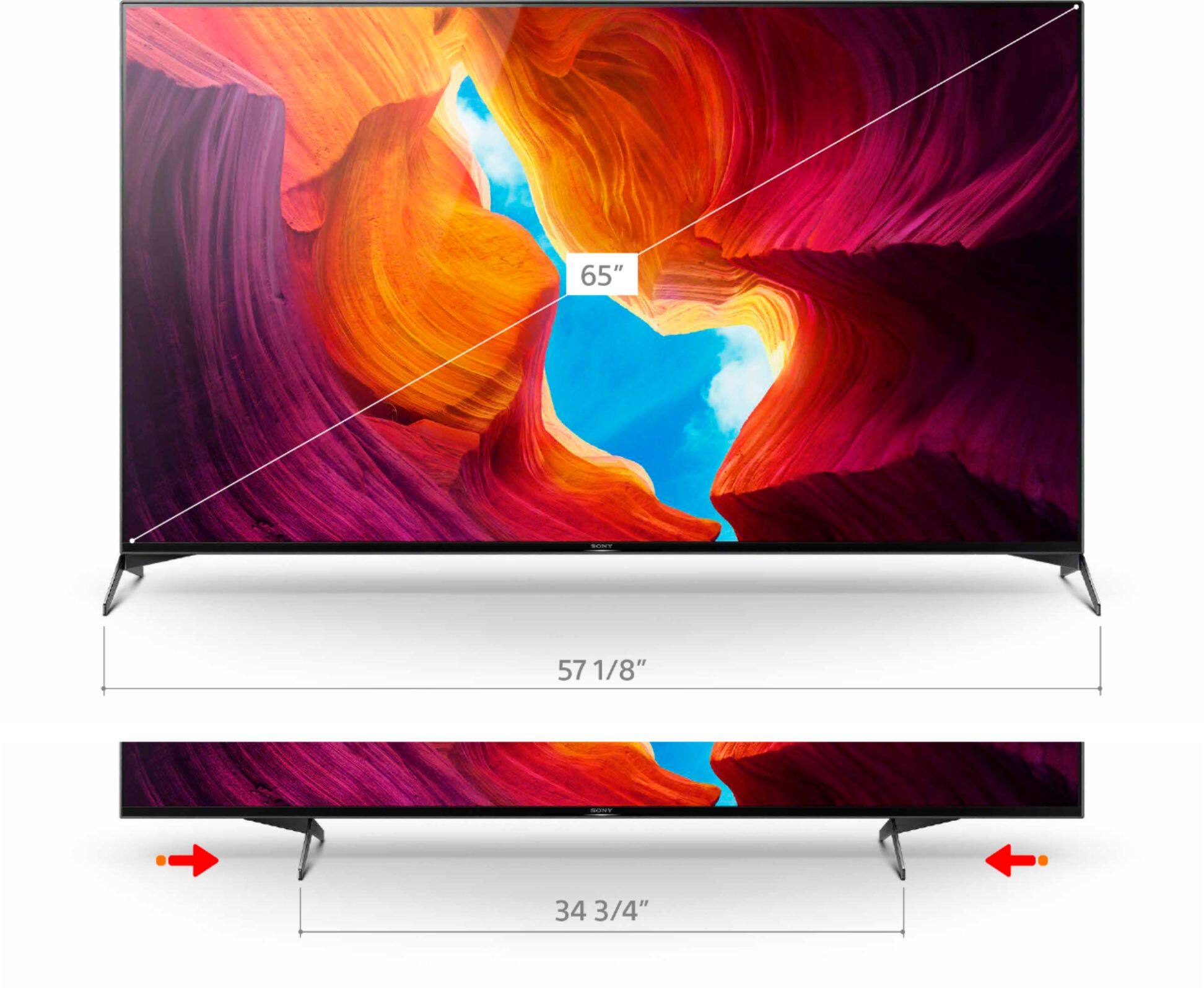 Alt View 16. Sony - 75" Class X950H Series LED 4K UHD Smart Android TV.