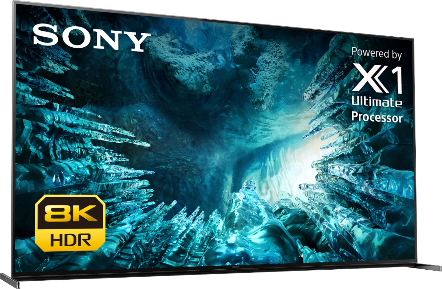 Angle View: Sony - 75" Class Z8H Series LED 8K UHD Smart Android TV