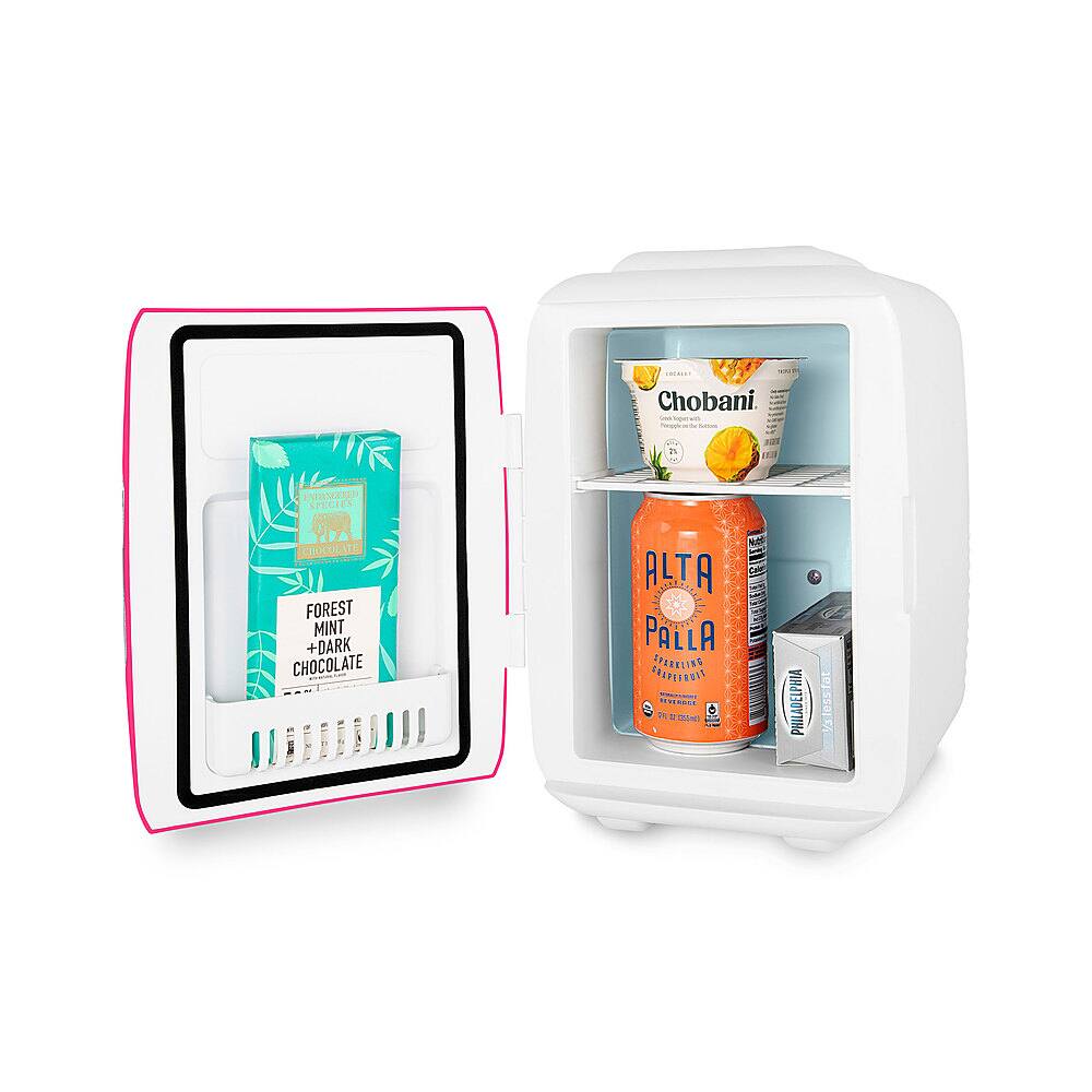 Alt View 11. Cooluli - Classic 0.1 Cu. Ft. Mini Fridge - Fuchsia.