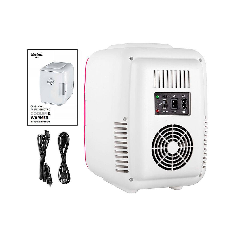 Alt View 15. Cooluli - Classic 0.1 Cu. Ft. Mini Fridge - Fuchsia.