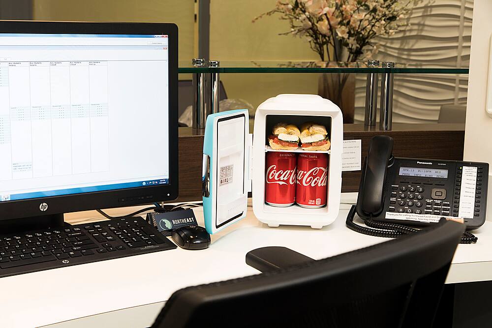 Alt View 16. Cooluli - Classic 0.1 Cu. Ft. Mini Fridge - Fuchsia.