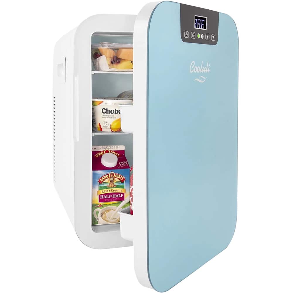 Left Zoom. Cooluli - Concord 0.7 Cu. Ft. Mini Fridge - Blue.
