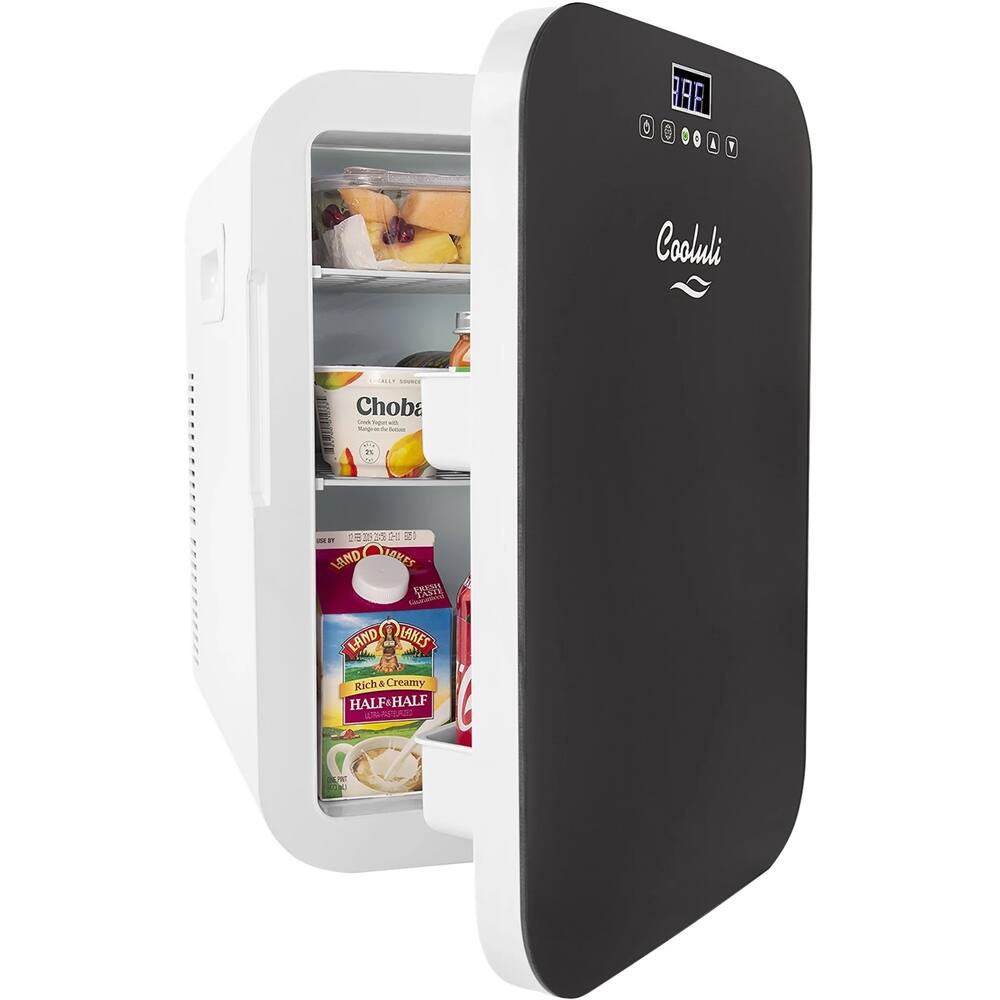 Left. Cooluli - Concord 0.7 Cu. Ft. Mini Fridge - Black.