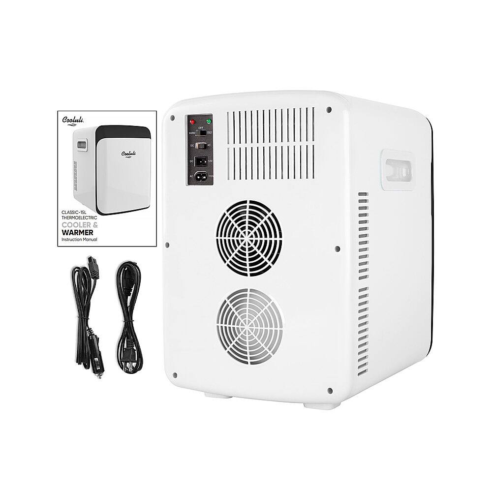 Alt View 14. Cooluli - Classic 0.5 Cu. Ft. Mini Fridge - White.