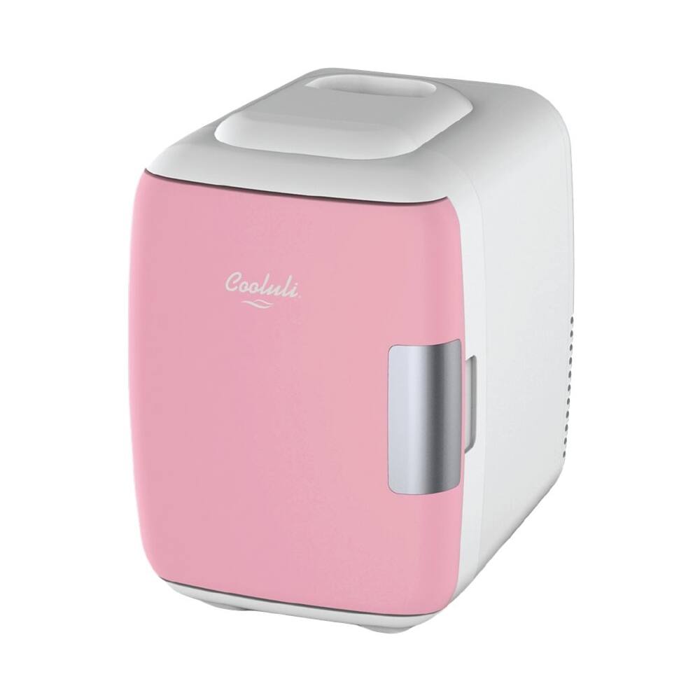 Front. Cooluli - Classic 0.1 Cu. Ft. Mini Fridge - Pink.