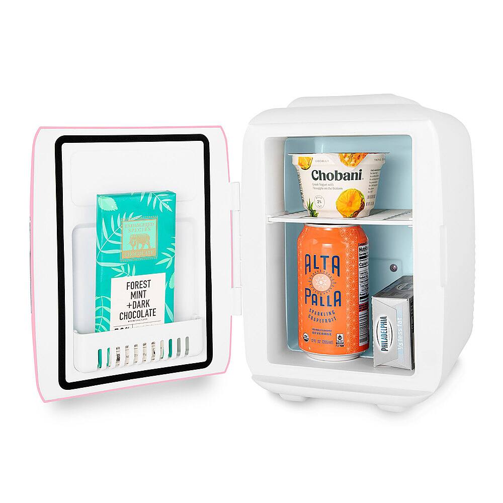 Alt View 12. Cooluli - Classic 0.1 Cu. Ft. Mini Fridge - Pink.