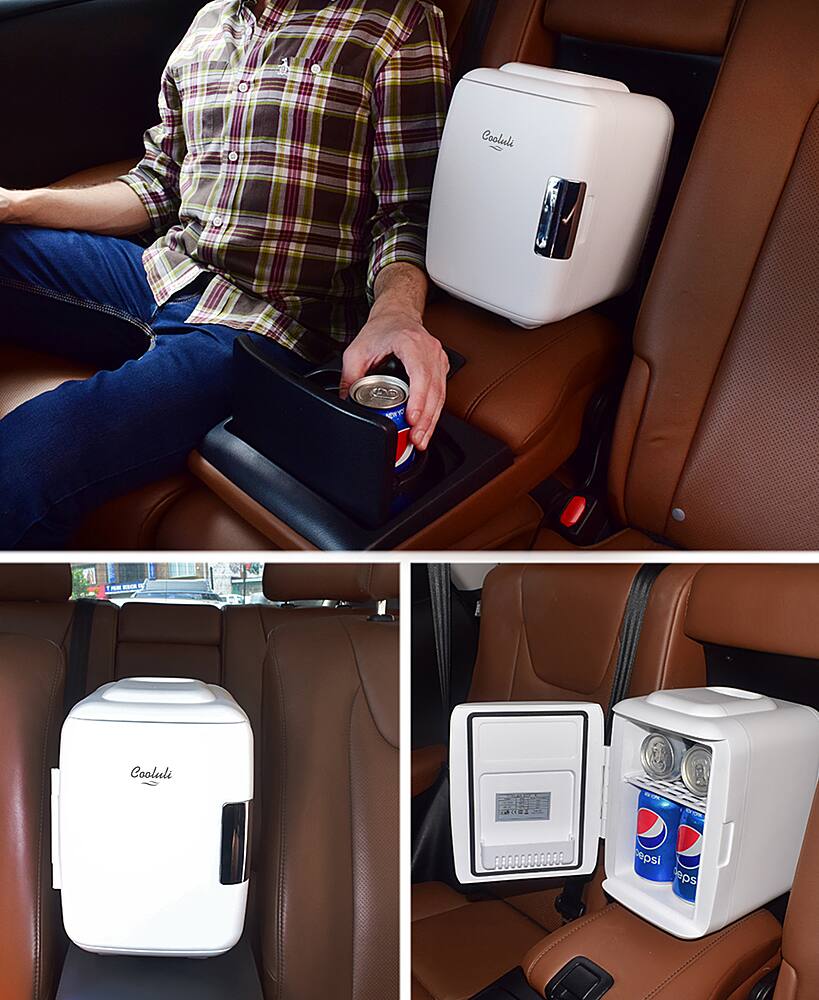 Alt View 14. Cooluli - Classic 0.1 Cu. Ft. Mini Fridge - Pink.