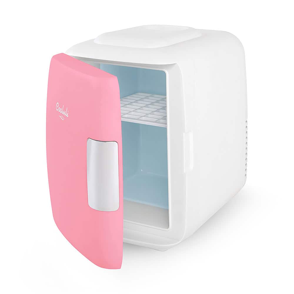 Alt View 15. Cooluli - Classic 0.1 Cu. Ft. Mini Fridge - Pink.