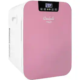 Cooluli - Concord 0.7 Cu. Ft. Mini Fridge - Pink