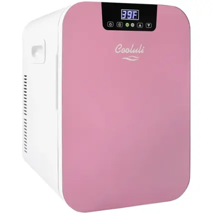 Front. Cooluli - Concord 0.7 Cu. Ft. Mini Fridge - Pink.