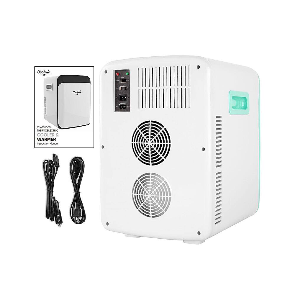 Alt View 14. Cooluli - Classic 0.5 Cu. Ft. Mini Fridge - Teal.