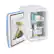 Left. Cooluli - Classic 0.1 Cu. Ft. Mini Fridge - Blue.