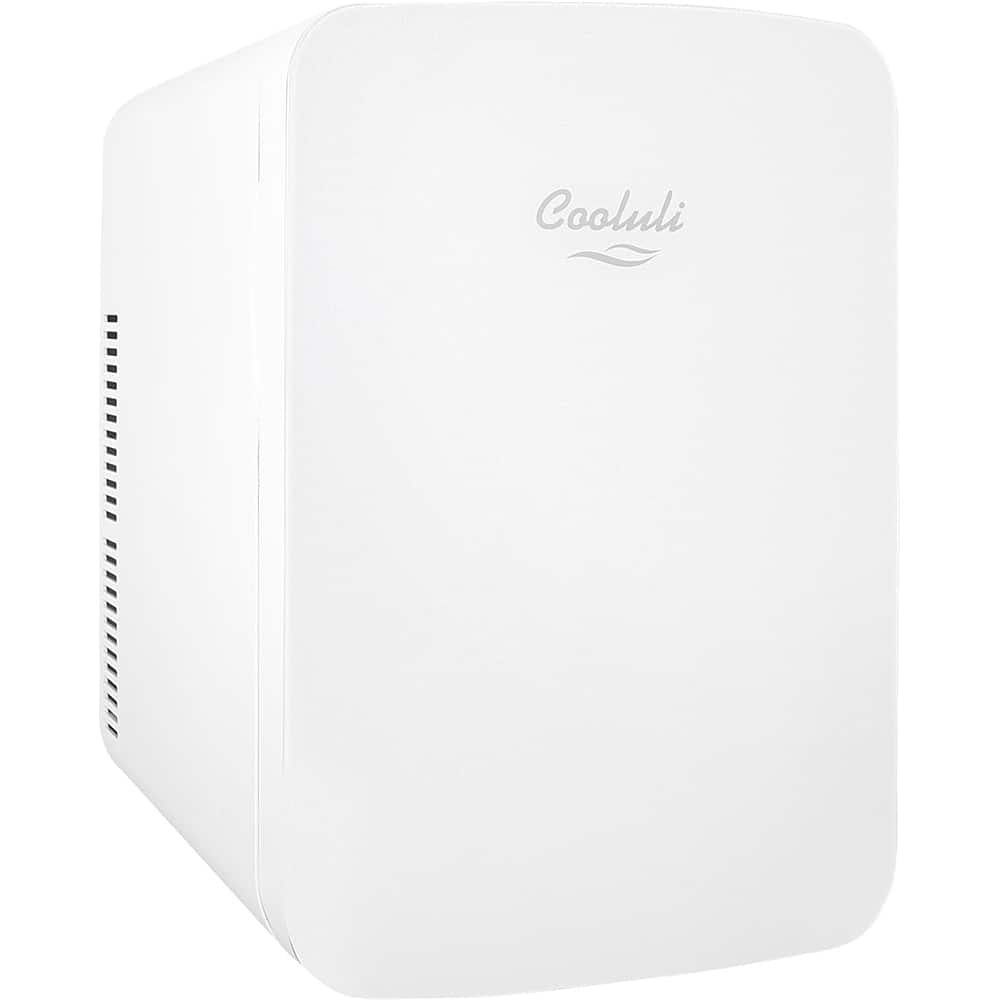 Front. Cooluli - Infinity 0.5 Cu. Ft. Mini Fridge - White.