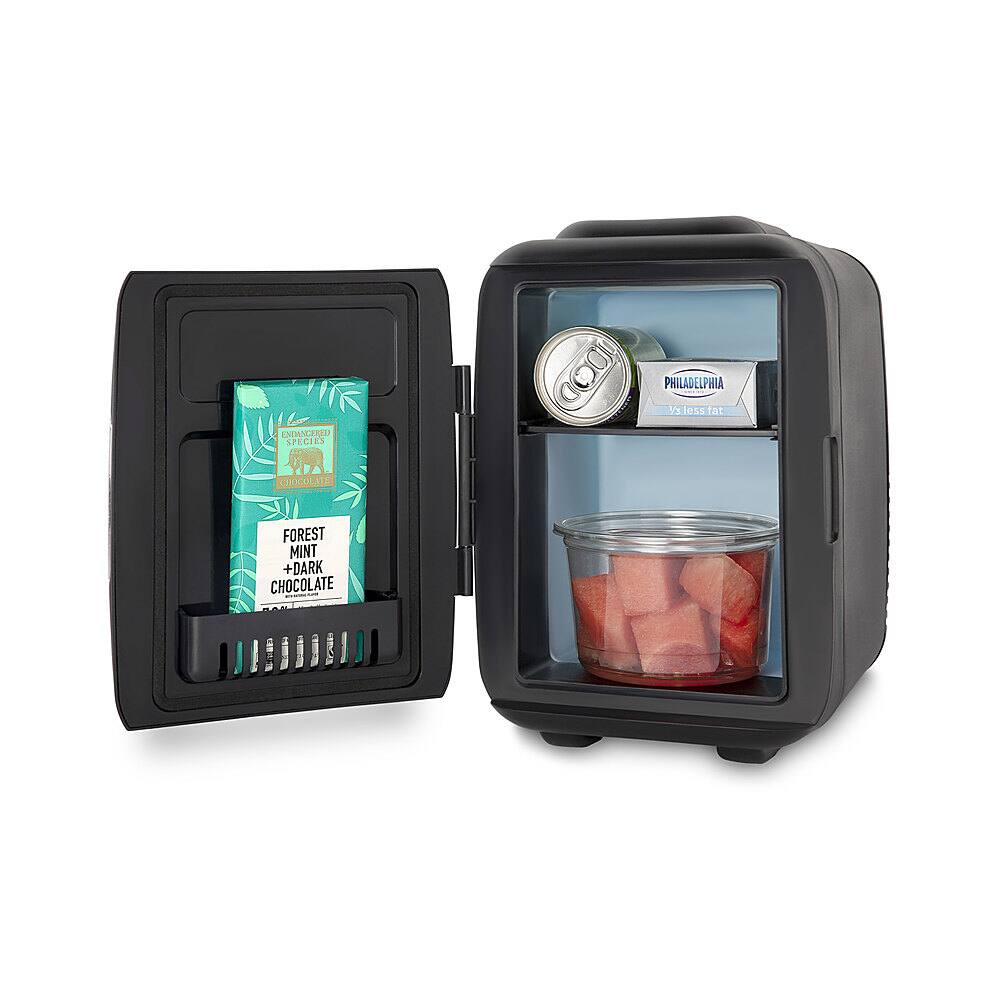 Alt View 12. Cooluli - Classic 0.1 Cu. Ft. Mini Fridge - Black.