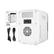 Alt View 14. Cooluli - Classic 0.4 Cu. Ft. Mini Fridge - White.