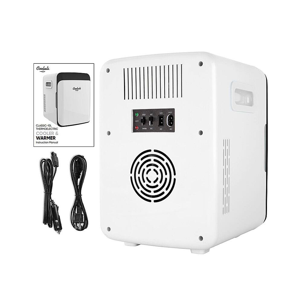 Alt View 14. Cooluli - Classic 0.4 Cu. Ft. Mini Fridge - White.