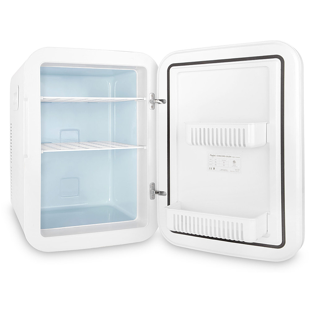 FHISD 20-Liter-Kühlbox, Doppeltür-Mini-Kühlschrank, 12 V und 220 V Kalt-  und Warm-Gefrierschrank, Tragbarer Kühlschrank zur Kühlung von  Kosmetika/Getränken, Persönlicher Kühl: : Elektro-Großgeräte