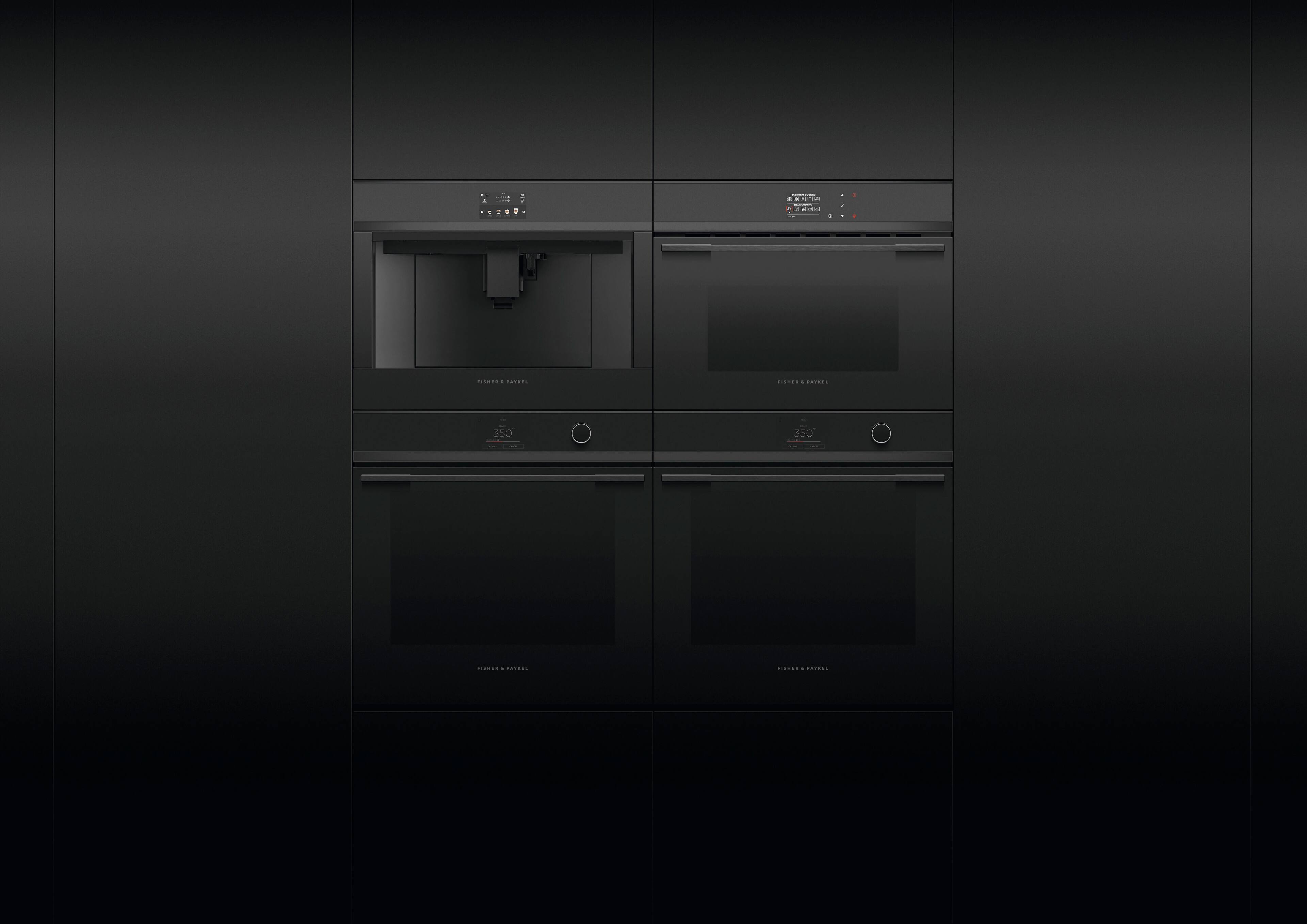 Alt View 11. Fisher & Paykel - Single Serve Coffee Maker with Cappuccinatore - Black.