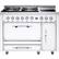 Front. Viking - Tuscany 6.2 Cu. Ft. Freestanding Double Oven Dual Fuel True Convection Range - Antique White.