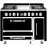 Front. Viking - Tuscany 6.2 Cu. Ft. Freestanding Double Oven Dual Fuel True Convection Range - Graphite Black.